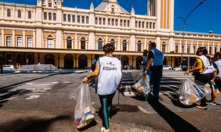 Parceria recolhe mais de 1,2 mil toneladas de resíduos em seis ações em SP